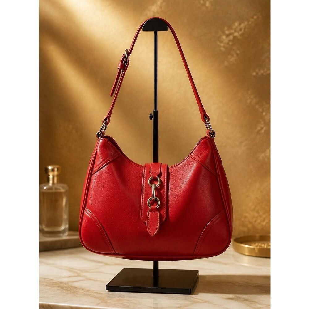 Red Croft and Barrow Soho Bag + Bonus Wallet